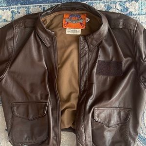 Cooper A2 Leather Flight Jacket - size 44R
